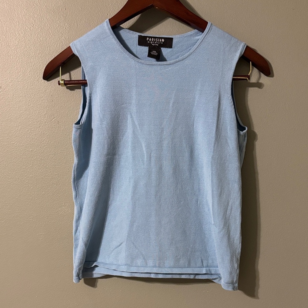 Parisian Works Sky Blue Tank Top